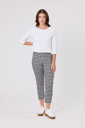 ARCHIE 7/8 CHECK PANT